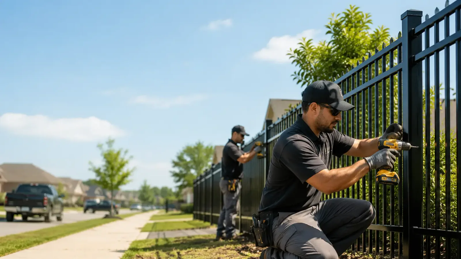 Metal Fence Installation in Winchester, MA